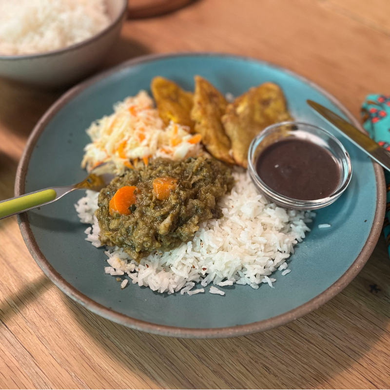 Haitian Legume and Rice (vegan, but can be made with meat) Main Image